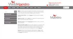 Desktop Screenshot of maestroweb.com